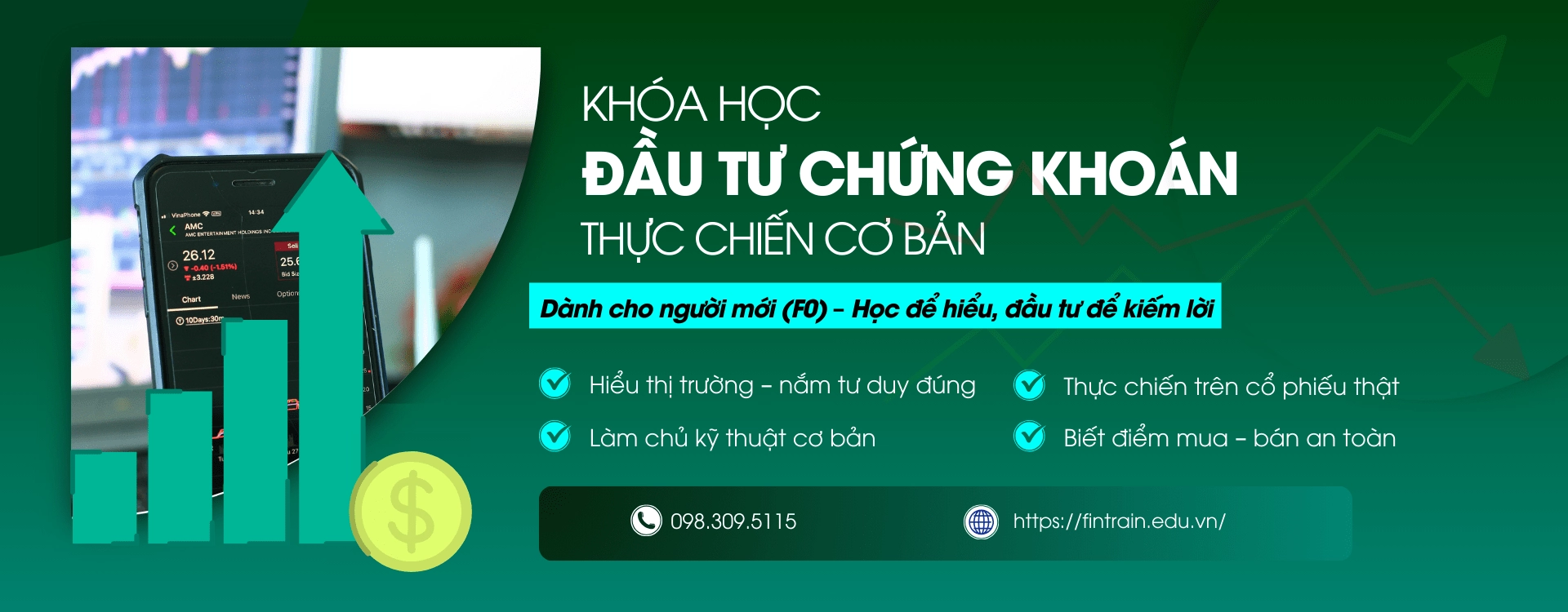 Khóa học đầu tư chứng khoán thực chiến