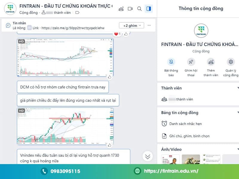 Hình ảnh hoạt động Fintrain