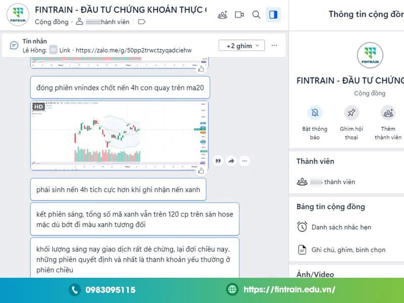 Hình ảnh hoạt động Fintrain