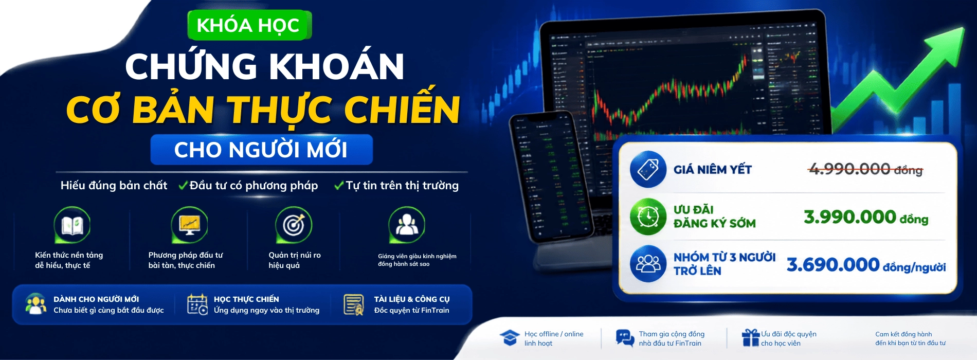 Khóa Học Chứng Khoán Cơ Bản Thực Chiến 12 Buổi | Fintrain
