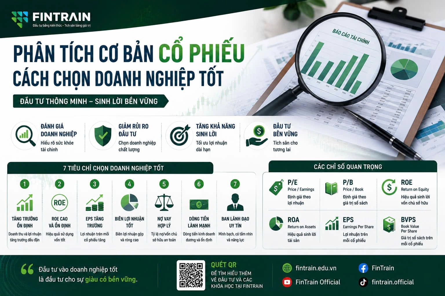 Phân tích cơ bản cổ phiếu: Cách chọn doanh nghiệp tốt