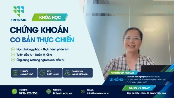 Thumbnail khóa học chứng khoán cơ bản thực chiến - Fintrain