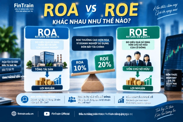 ROA và ROE khac nhau như thế nào