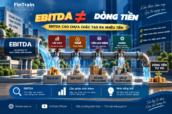 ebitda # dòng tiền