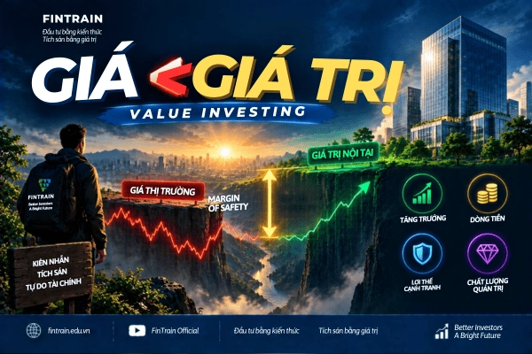 Đầu tư giá trị là gì? Tìm hiểu Value Investing, giá trị nội tại, Margin of Safety, P/E, P/B, DCF, cách chọn cổ phiếu và tránh bẫy giá trị.