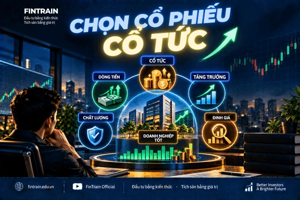 Đầu tư cổ tức là gì? Tìm hiểu Dividend Yield, Payout Ratio, Dividend Growth, dòng tiền và cách phân tích cổ phiếu cổ tức để xây dựng danh mục dài hạn