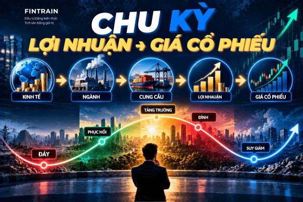 Đầu tư theo chu kỳ là gì? Tìm hiểu chu kỳ kinh tế, chu kỳ ngành, cung cầu, lợi nhuận, định giá và cách xây dựng chiến lược đầu tư cổ phiếu theo chu kỳ.